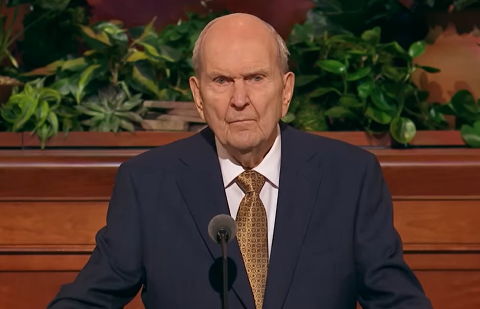 Russell M. Nelson, president of the Church of Jesus Christ of Latter-day Saints, announces the locations of 15 planned temples.